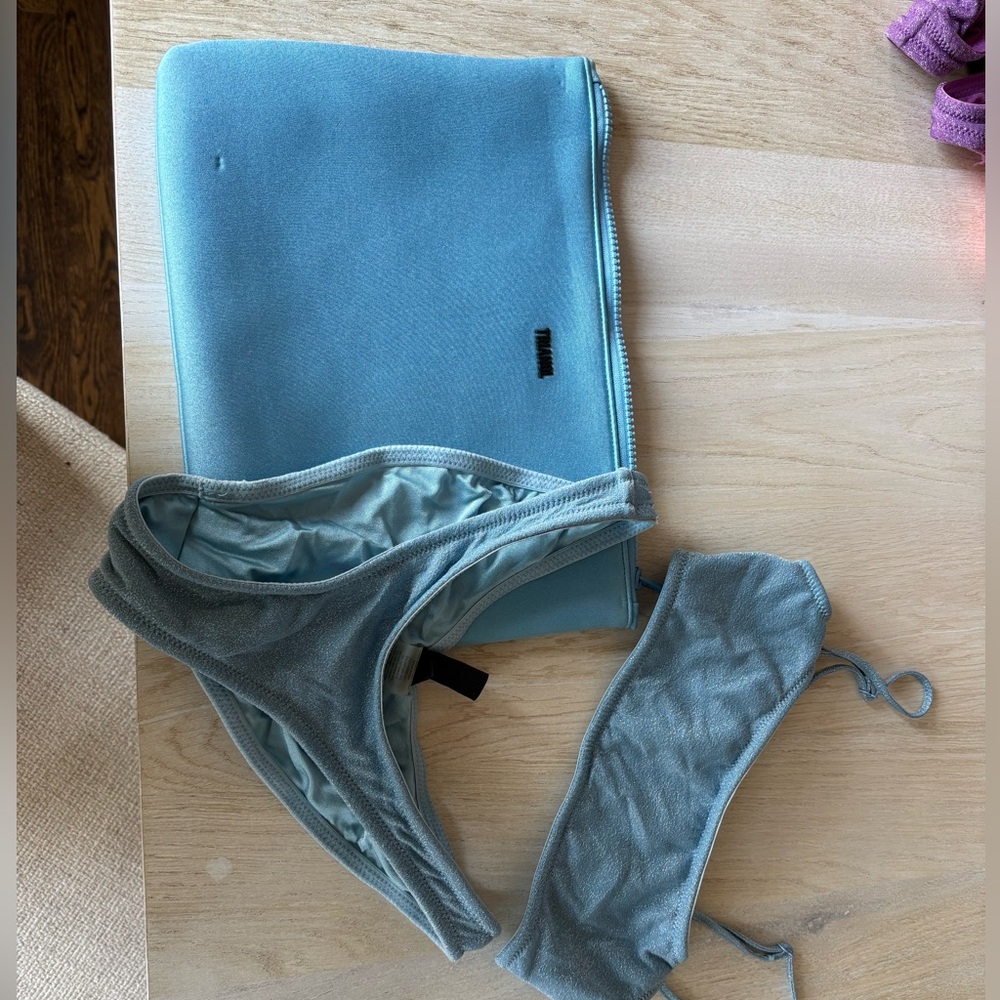 Blue Triangl bikini set
